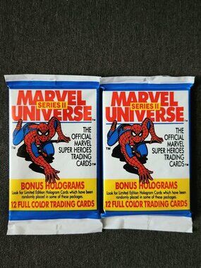 Marvel Universe Spider-Man 1991 Impel Collectible Trading Cards | Series II